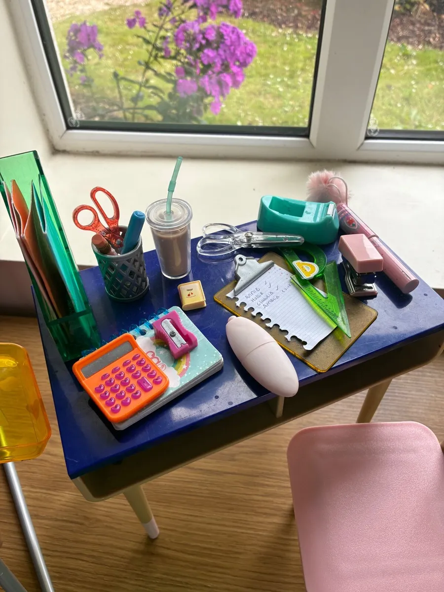 Our Generation School Desk and wheelchair - Image 2