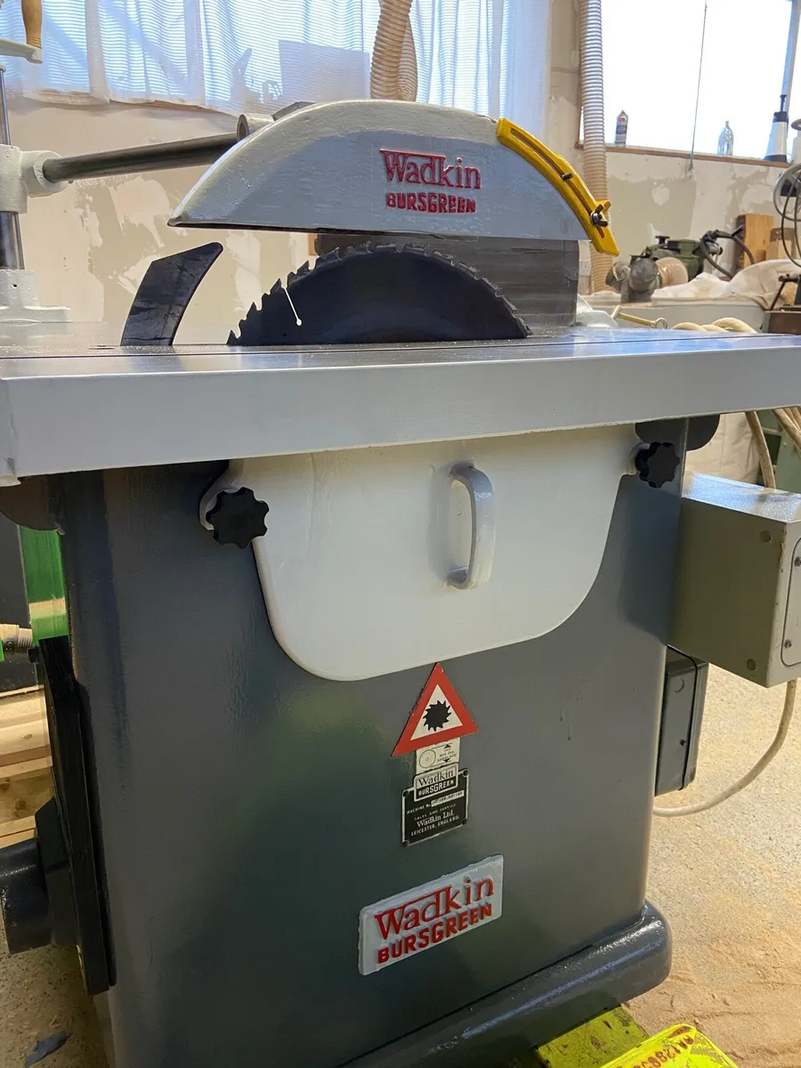 Wadkin table saw rip saw - Image 1