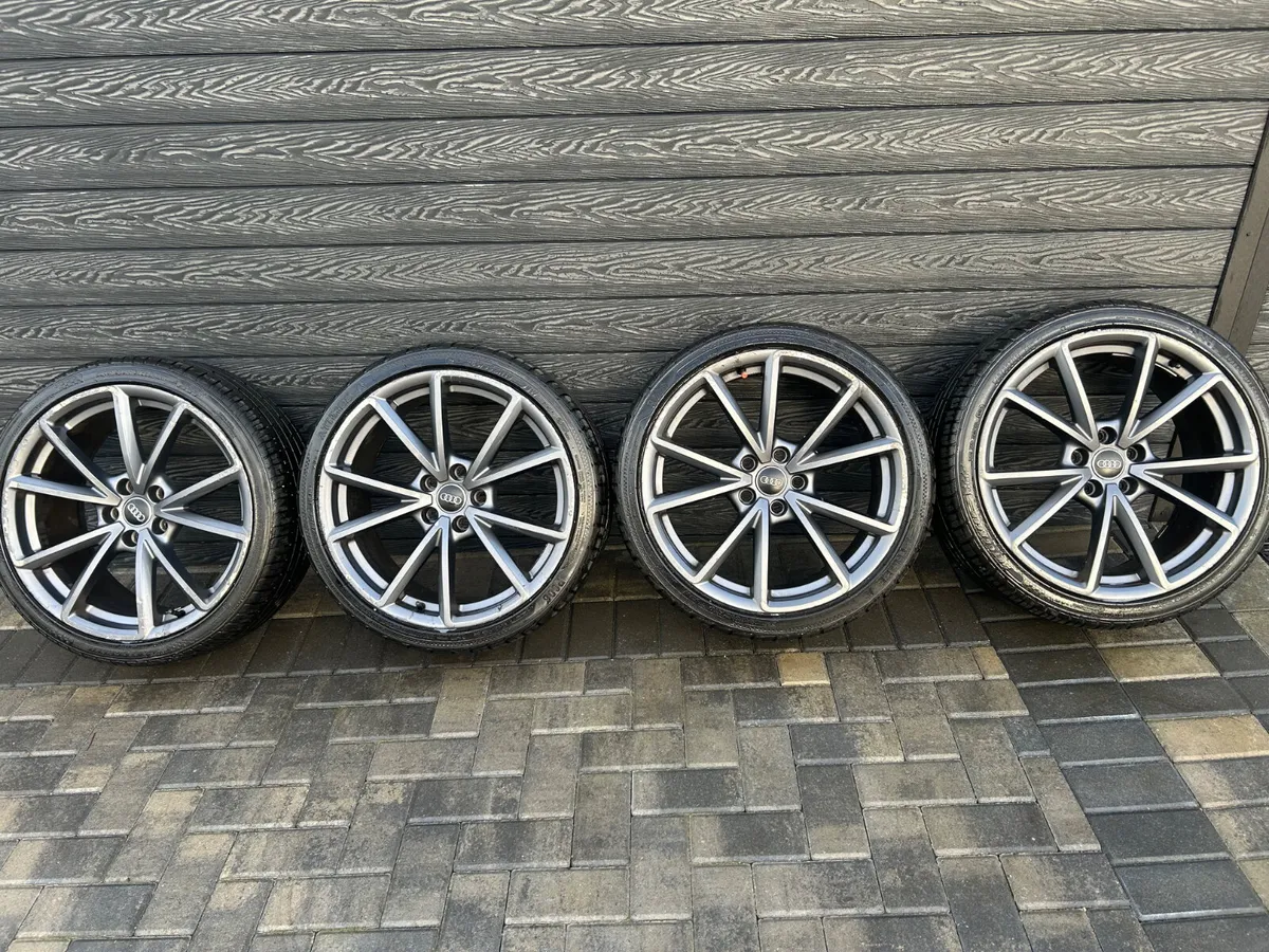 19” GENUINE AUDI ALLOY WHEELS & TYRES - Image 2