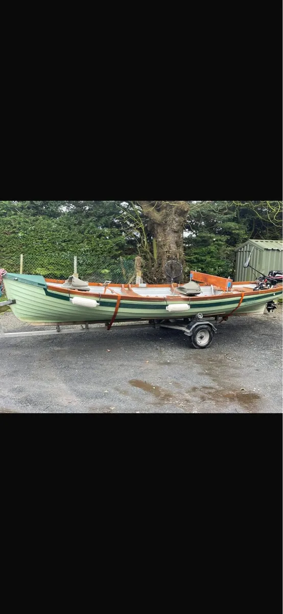 19ft Fishing boat & trailer - Image 1