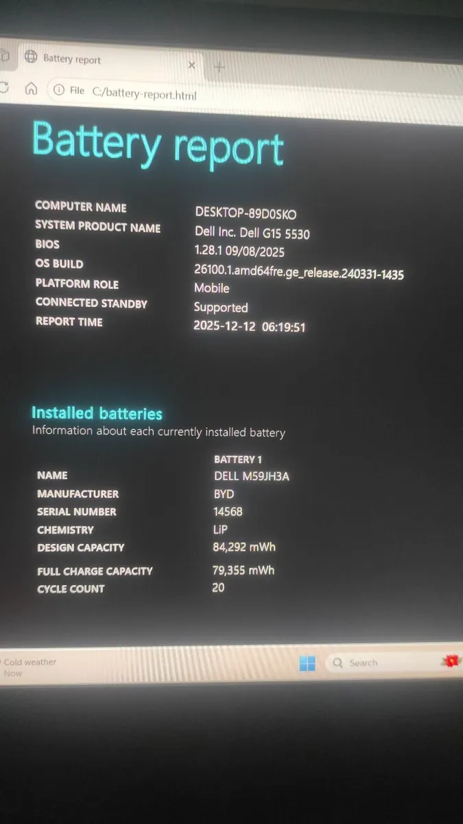 Dell G15 5530 i7-13650HX RTX 4060 16GB 512GB SSD - Image 4