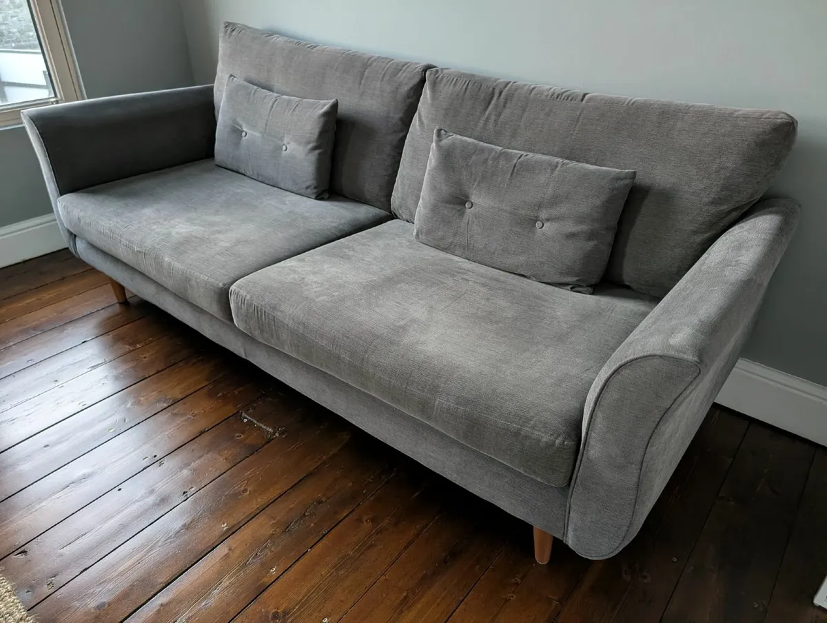 Couch – 3 Seater Grey - Image 2