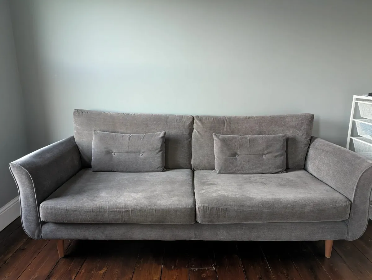 Couch – 3 Seater Grey - Image 1