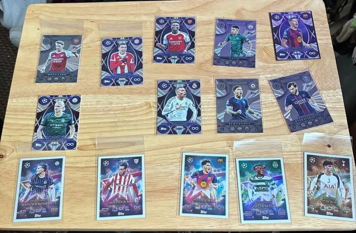 Massive Topps Match Attax 24/25 Collection - 6 Complete Sets, HOF, Black Edge & Duplicates Job Lot - Image 2