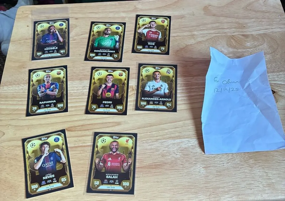 Massive Topps Match Attax 24/25 Collection - 6 Complete Sets, HOF, Black Edge & Duplicates Job Lot - Image 3