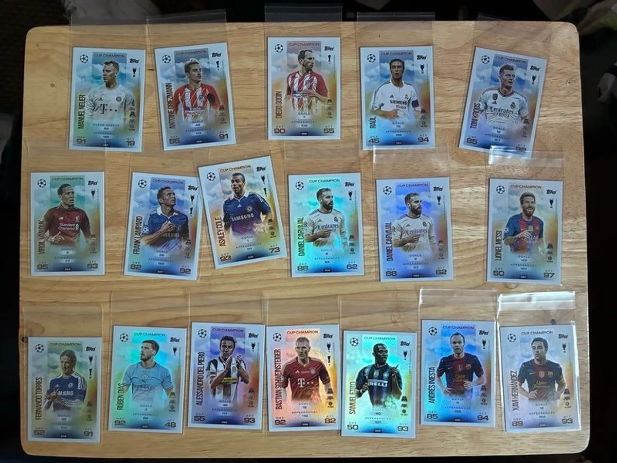 Massive Topps Match Attax 24/25 Collection - 6 Complete Sets, HOF, Black Edge & Duplicates Job Lot - Image 4