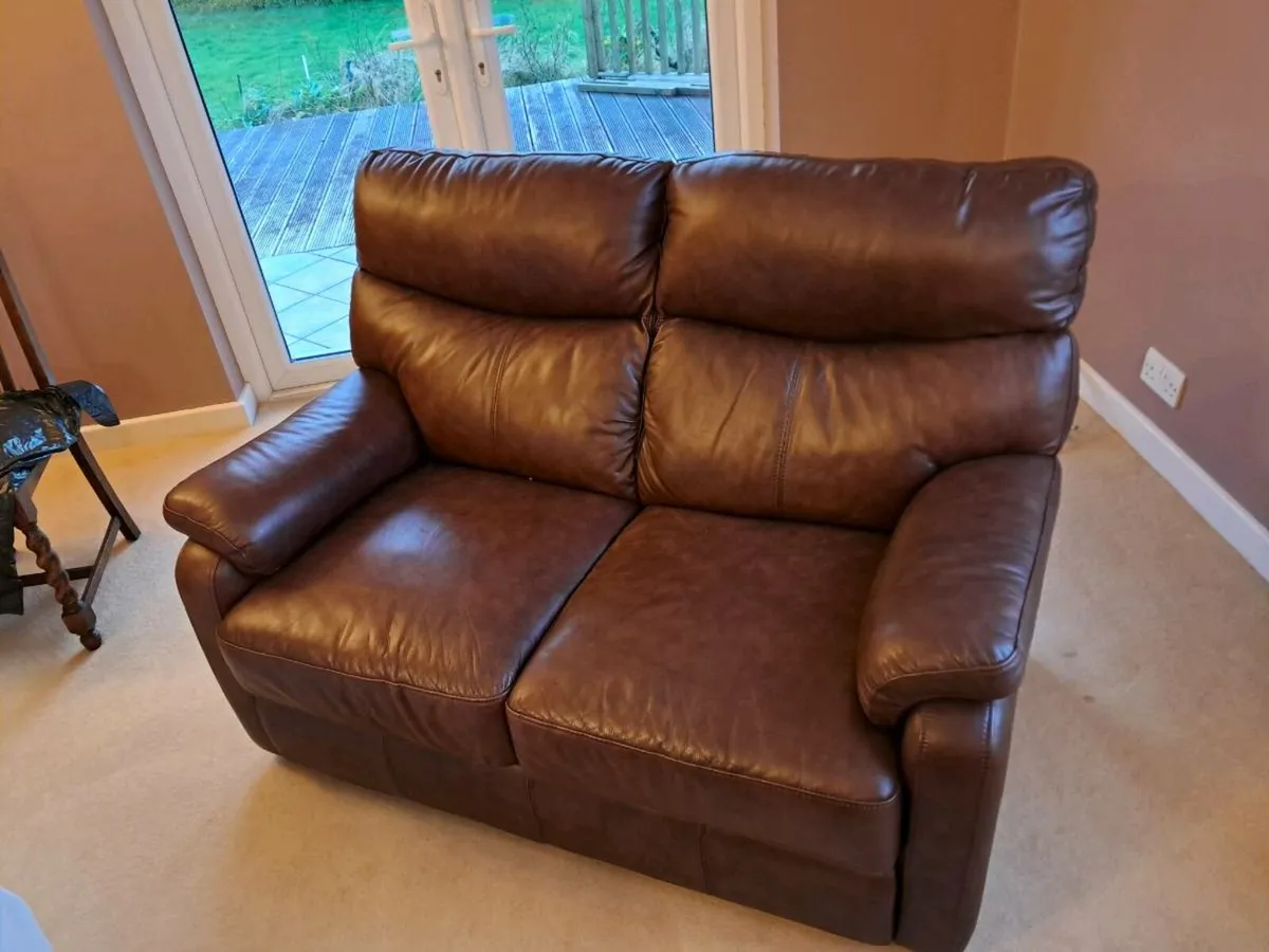 Leather 2 Seater Couch
