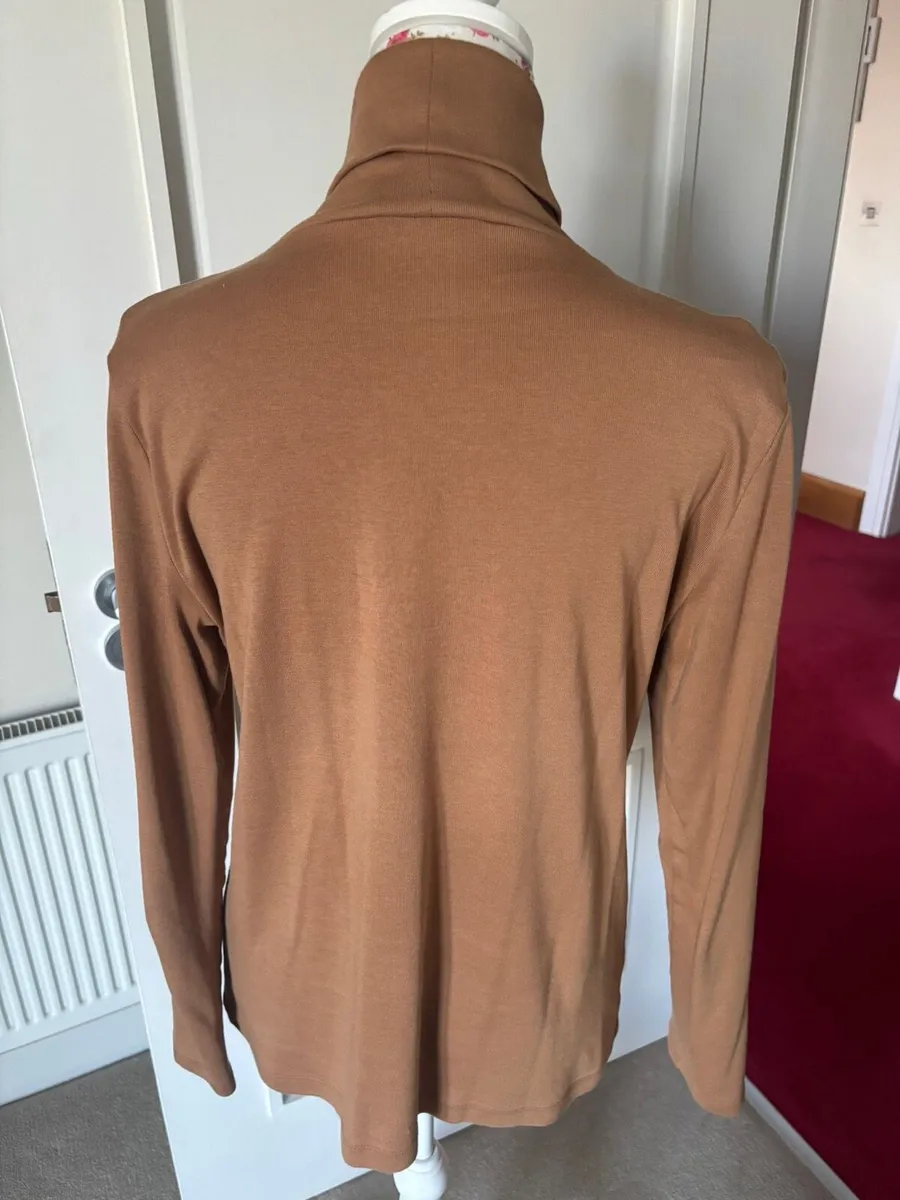 Tommy Hilfiger Tan Polo neck - Image 2