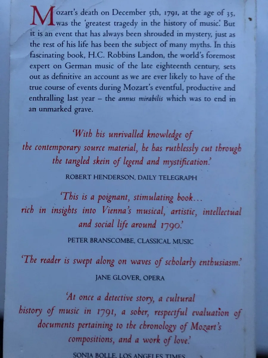 Mozarts Last Year 1791 - Image 2