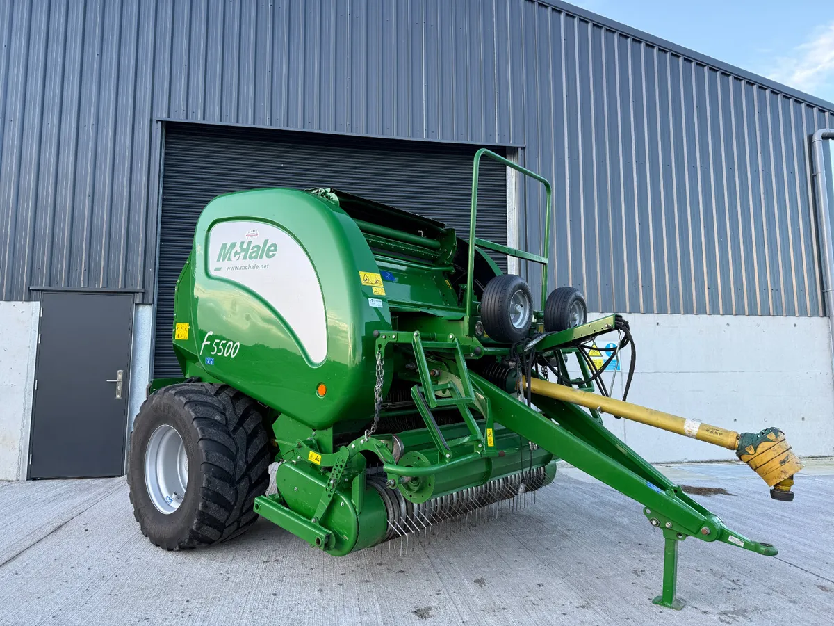 ✅2022 McHALE F5500 ROUND BALER — GRASS READY✅ - Image 1
