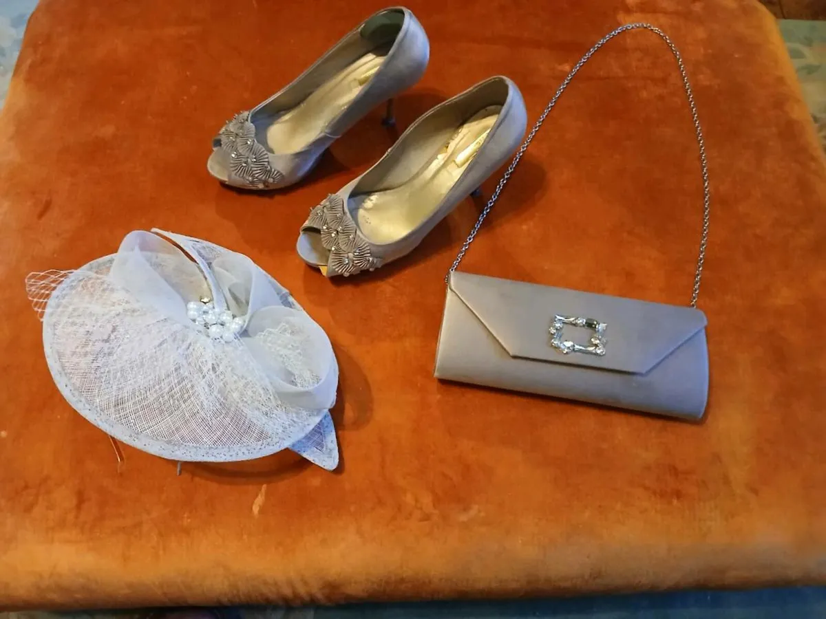 Fascinator handbag shoes - Image 1