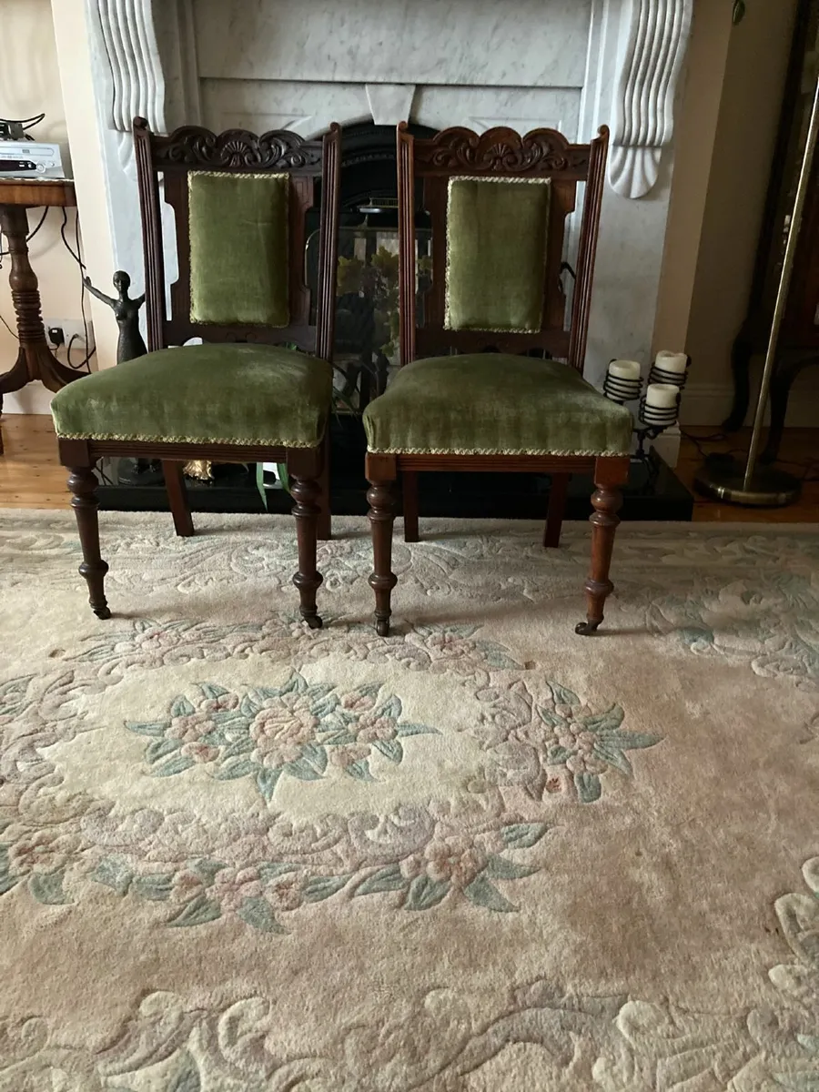 Antique Dining Room Chairs - Image 1