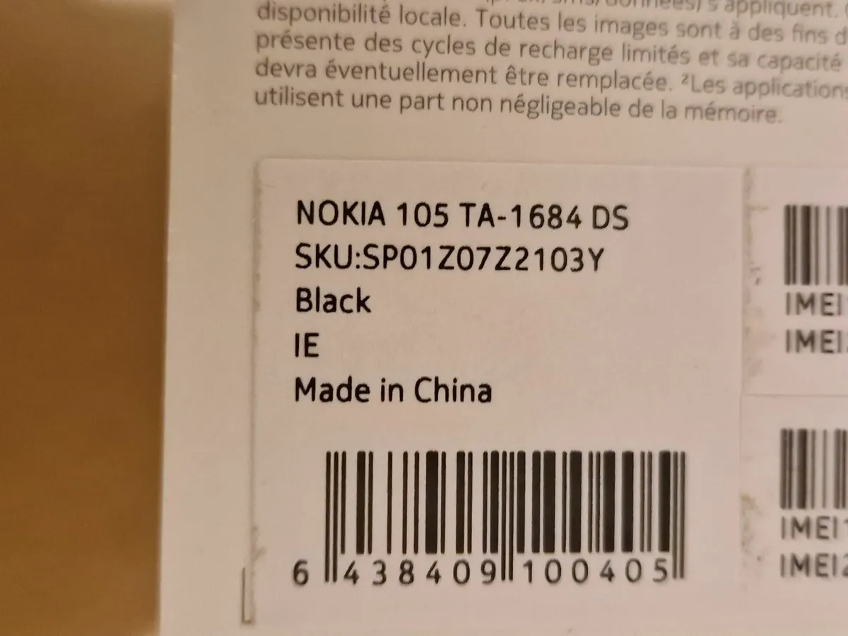 NEW AND SEALED Nokia 105 Dual Sim Mobile - Image 3