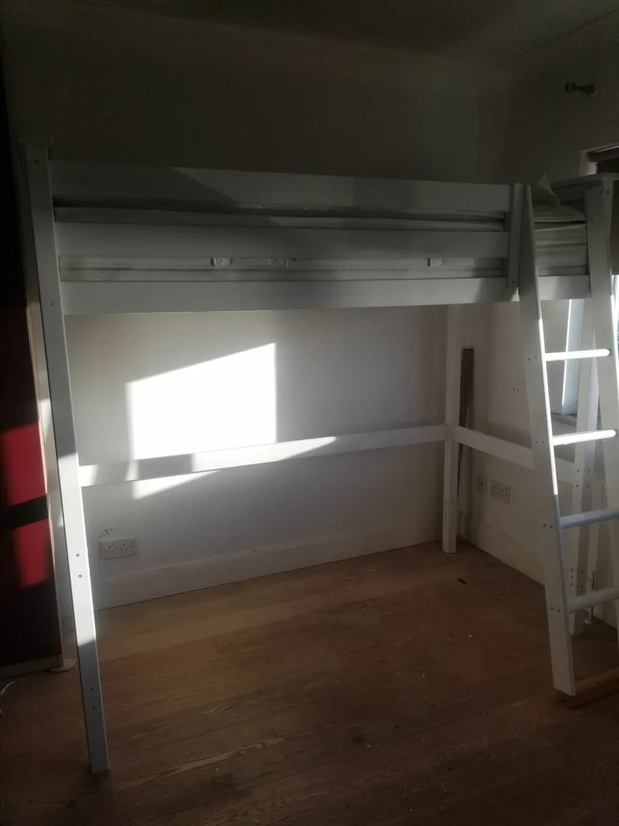 White wooden Loft Bed - Image 2