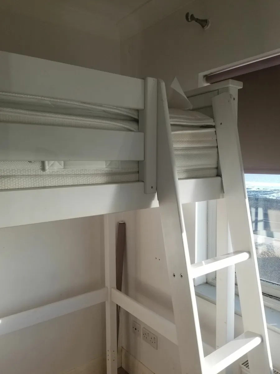 White wooden Loft Bed - Image 3