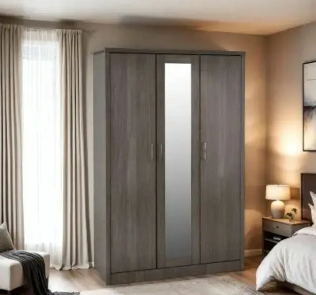 Lisbon 3 Door Wardrobe free delivery in Donegal - Image 1