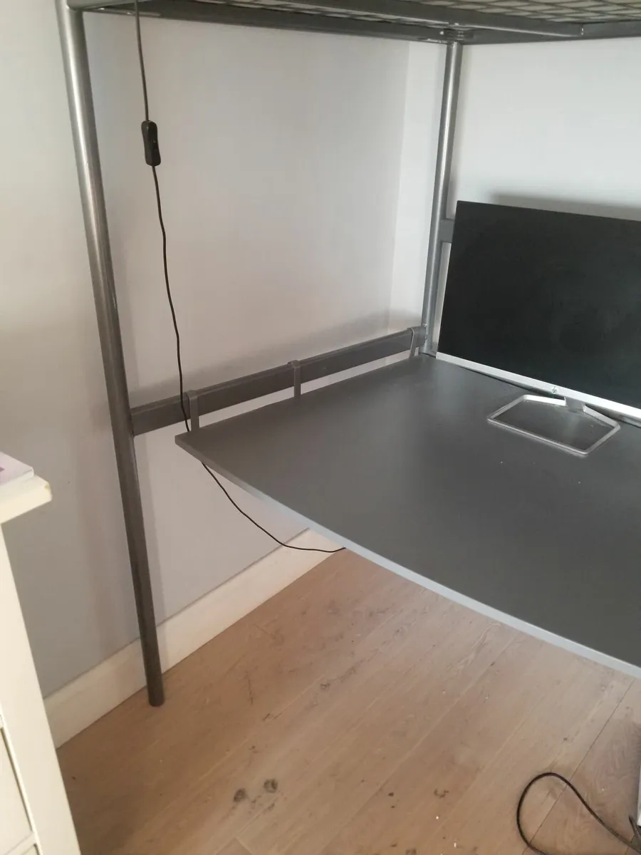 Loft bed with built in desk - Image 2