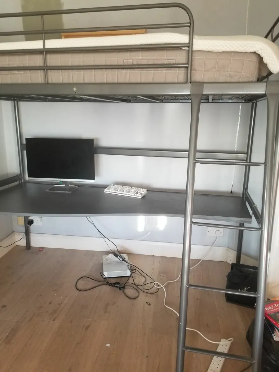 Loft bed with built in desk - Image 4