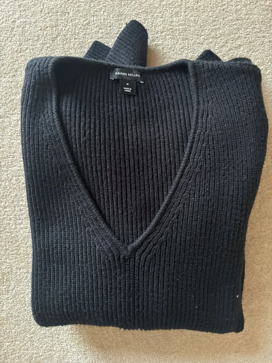 Karen Millen Black Jumper - medium - Image 3