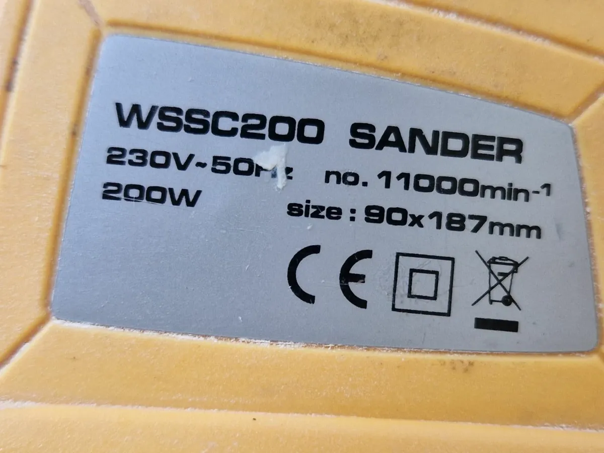 ROK Powertools Sander, Model WSSC200, Carry Case - Image 3
