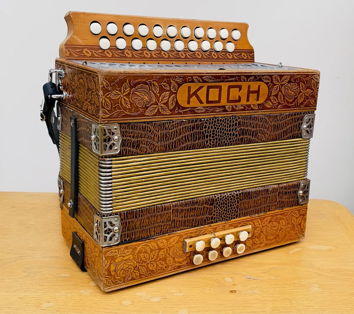 Vintage Koch (Hohner) Button Accordion D/D# - Image 1