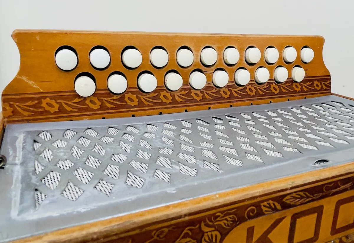 Vintage Koch (Hohner) Button Accordion D/D# - Image 2