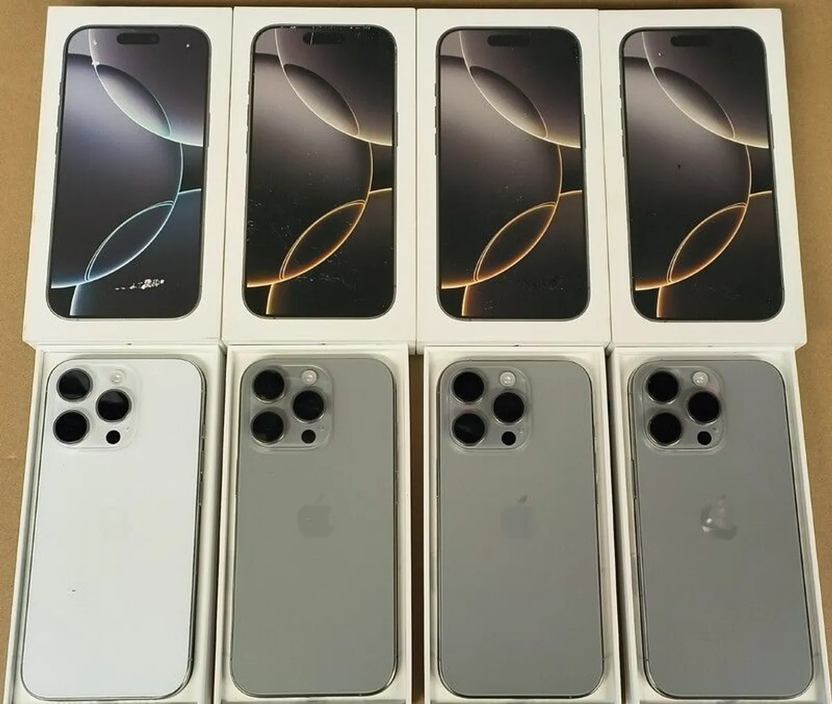 Apple iPhone 16 Pro, White, 256GB, Factory Unlocked (Its Original Battery Life 100%), Little or Never Used - Image 1