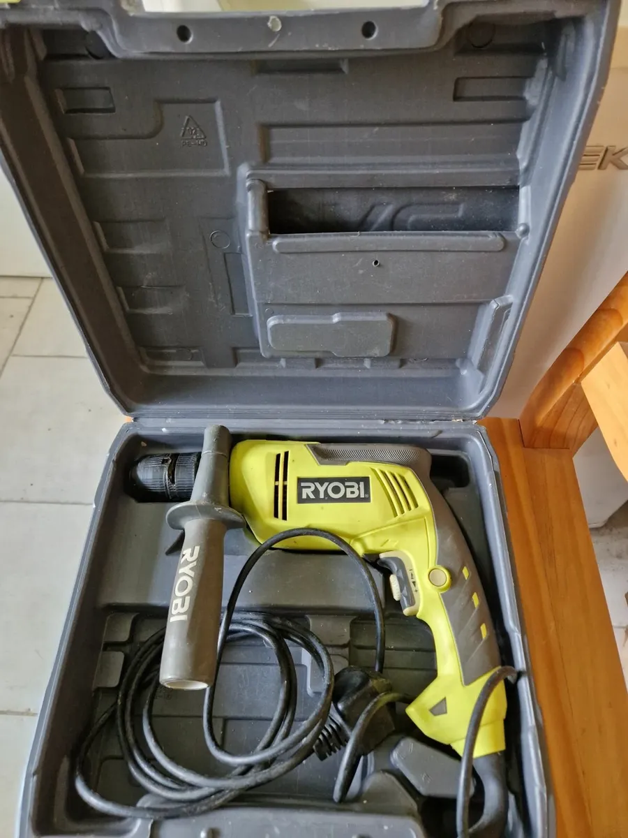 RYOBI Power Drill in Case, in excellent condition - Image 1