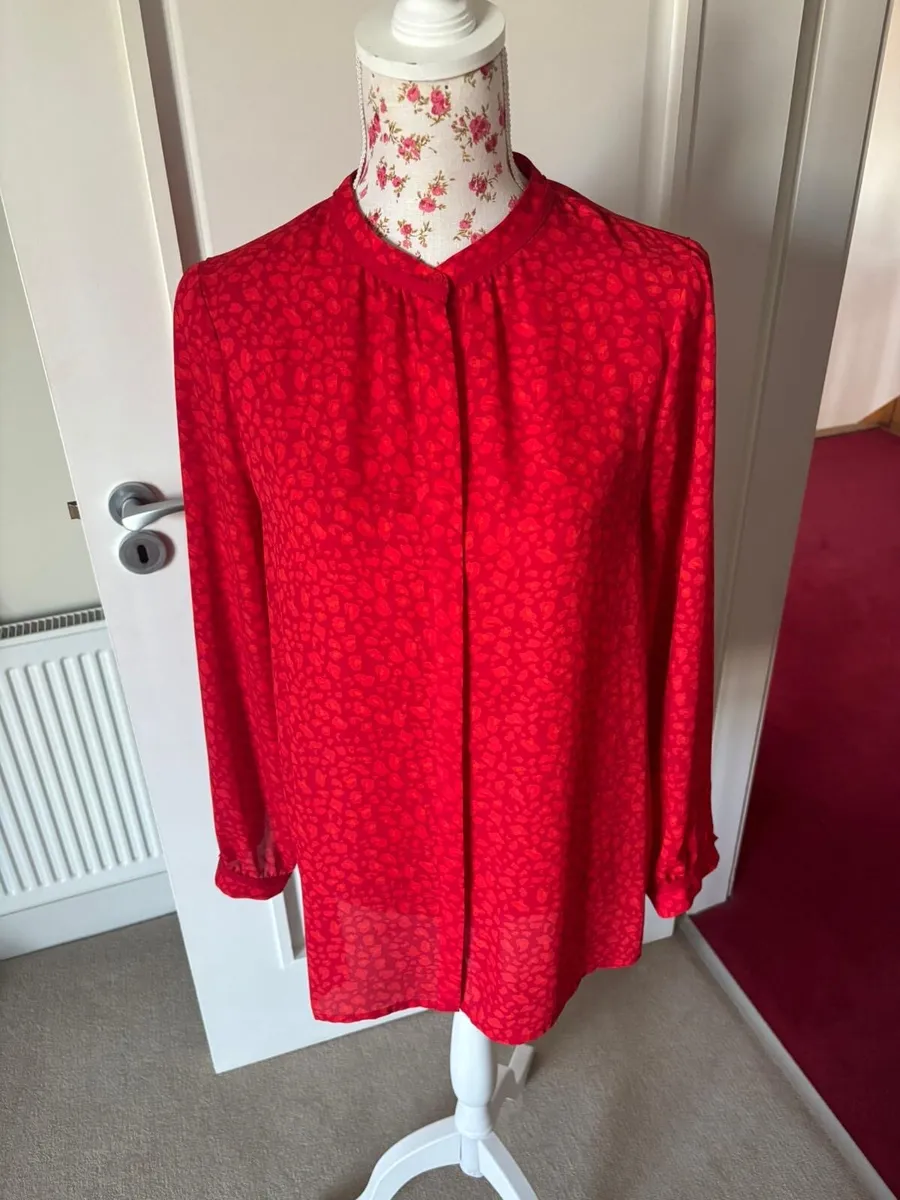 Paul Costello Silk Blouse - Image 1