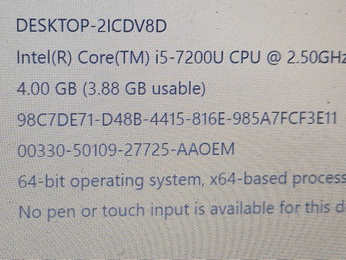 HP ProBook 640 G3 Laptop, i5, 4GB Ram, 250GB HDD - Image 3