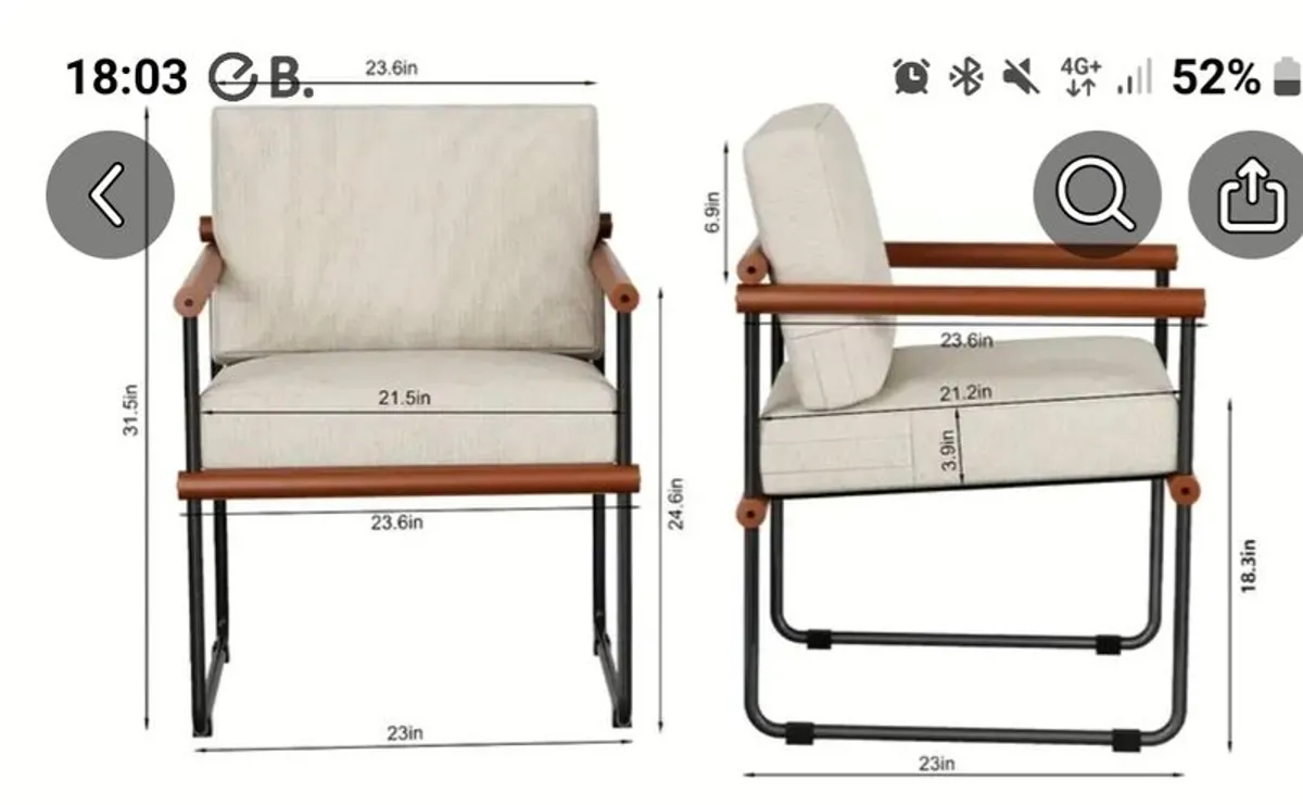 Fab Brand New Two Chairs For Sale Need Gone Asap - Image 2