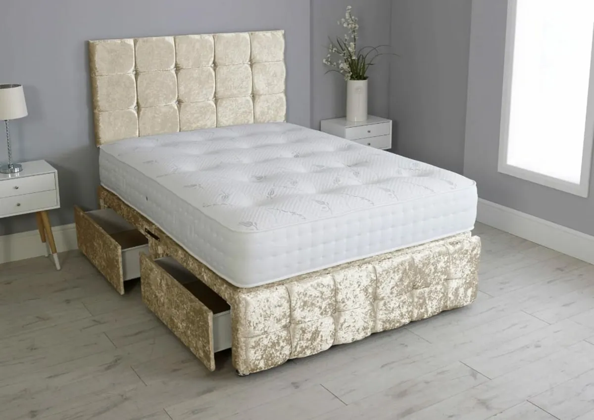 Superking beds with metress - Image 2