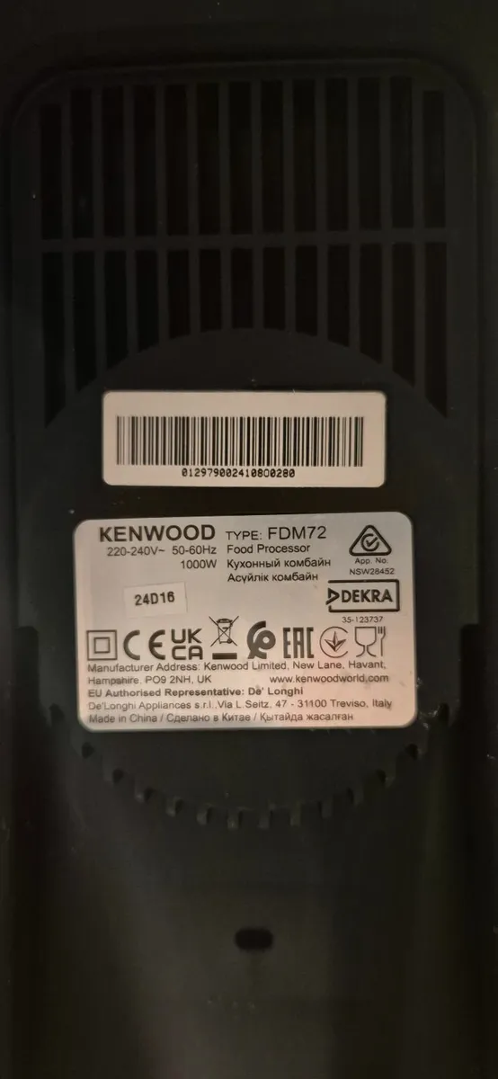 KENWOOD 8in1 MultiPro XL Food Processor - Image 3