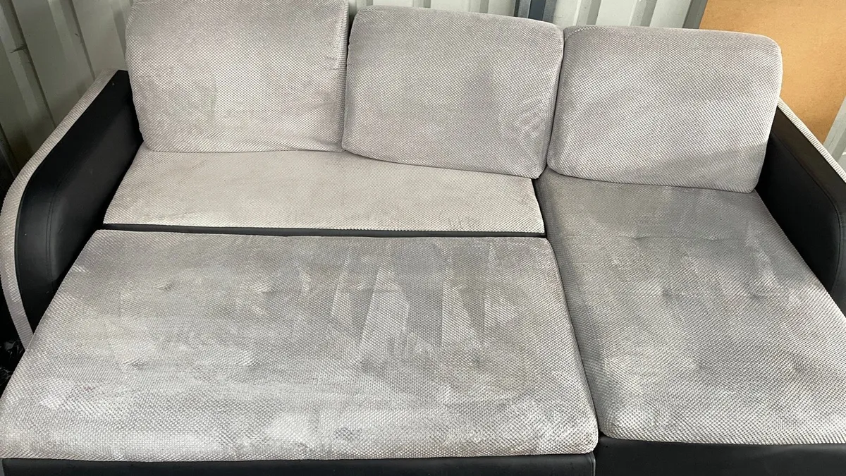 Large sofabed with ottoman - Image 2