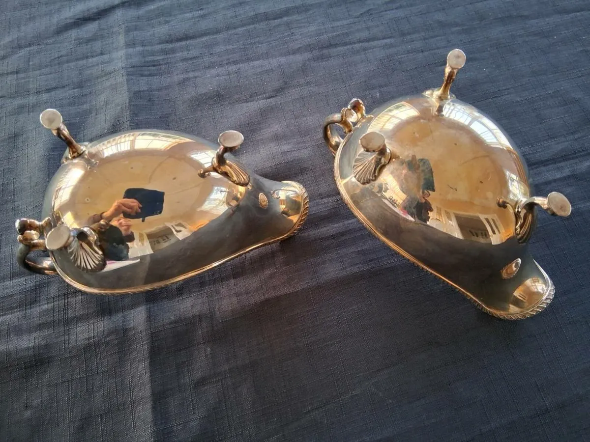 2 Silver Plated Gravy Boat's - Image 2
