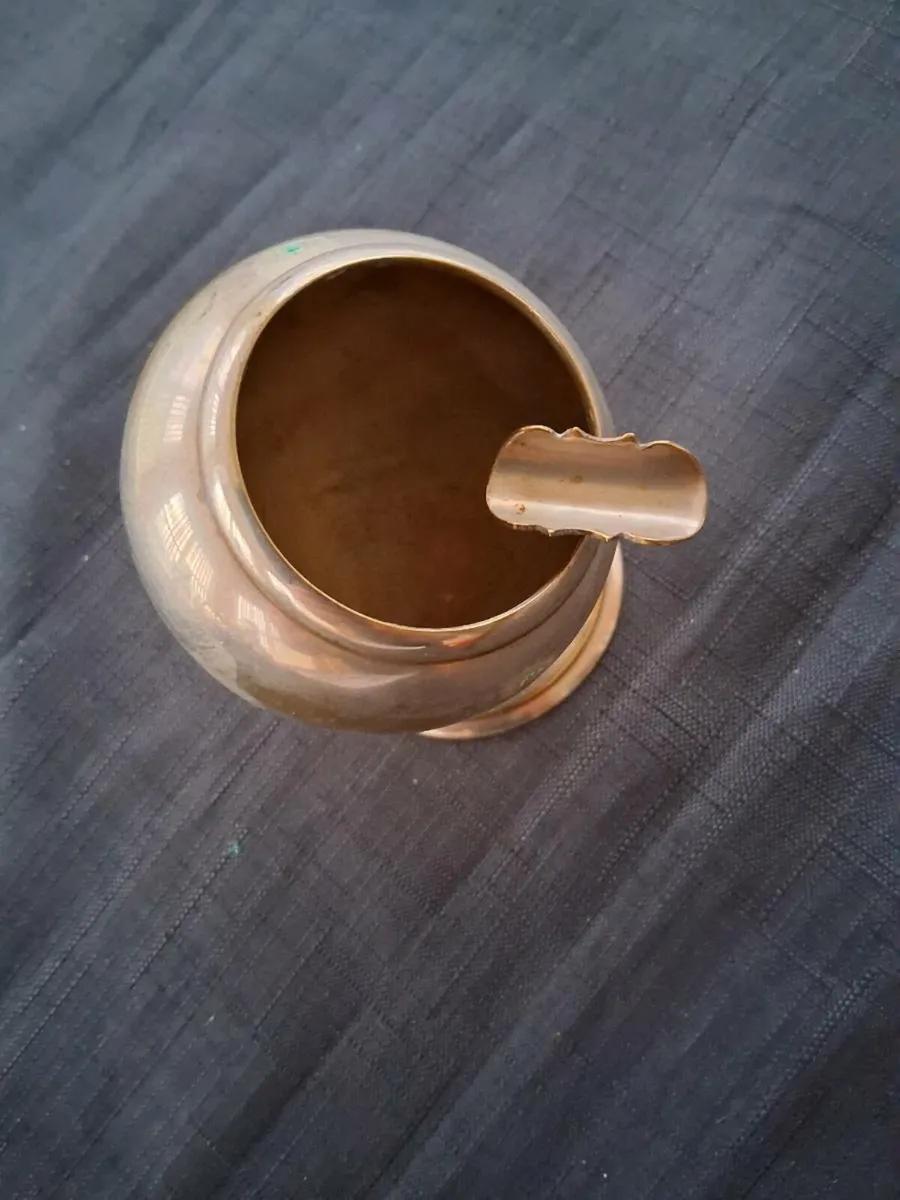 Vintage Silver Plated Globe Ashtray - Image 2