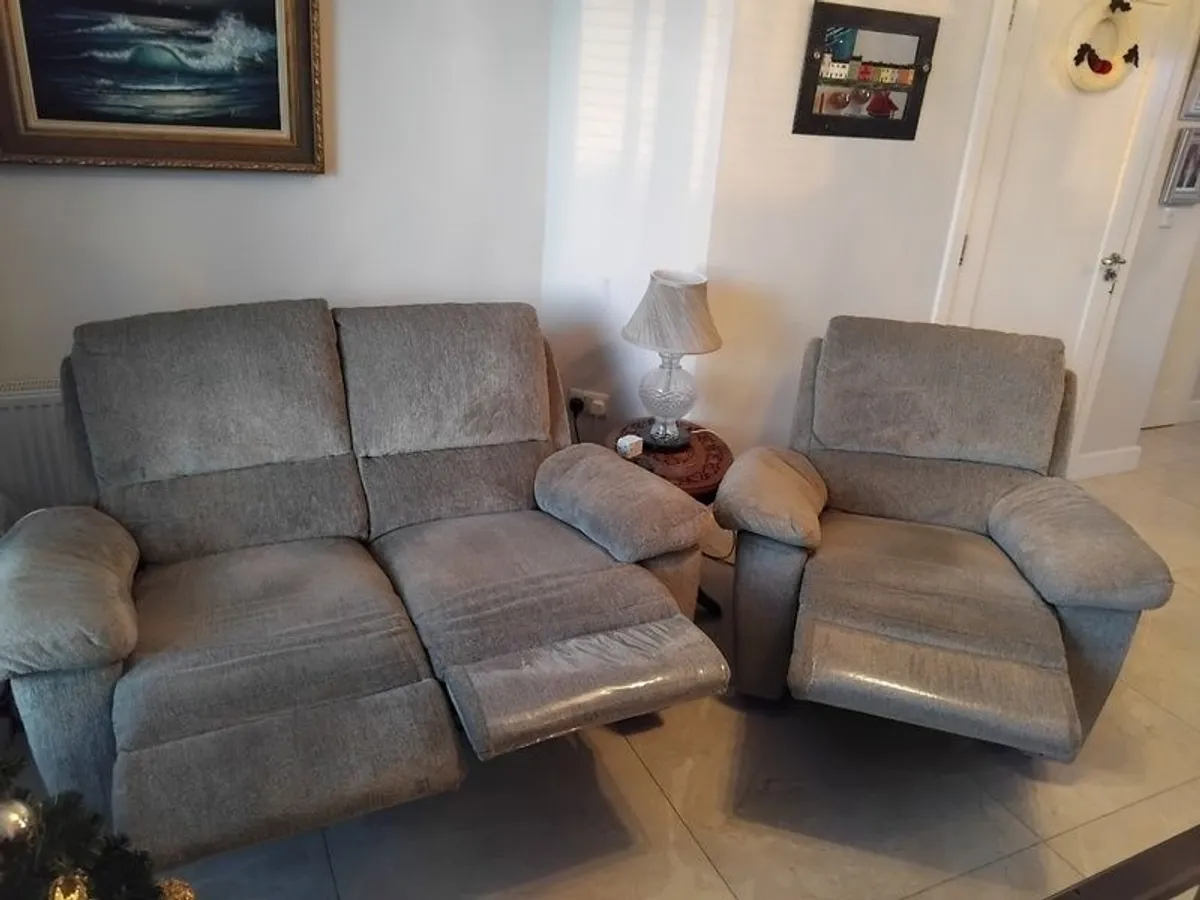 Two-Seater Recliner + Recliner Armchair - Image 1