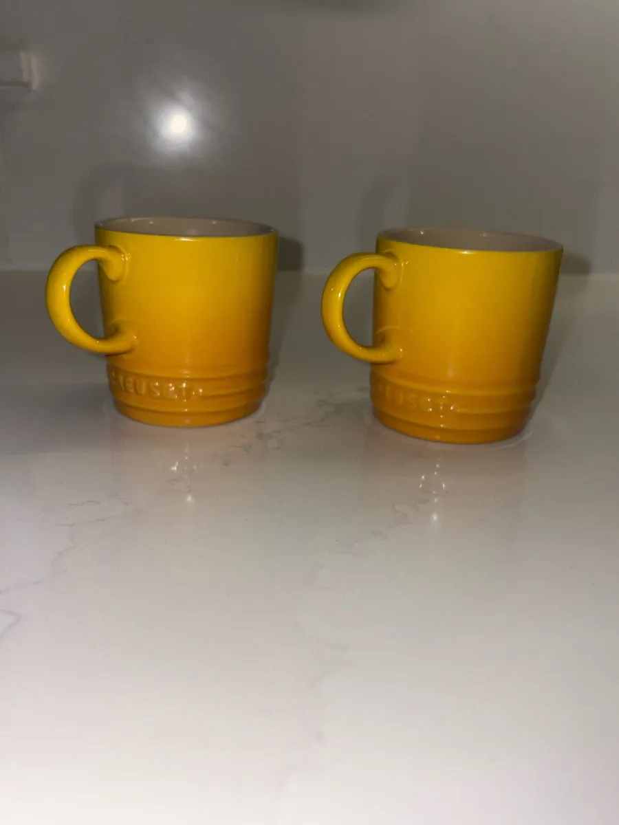 Le creuset espresso cups x 2 - Image 1