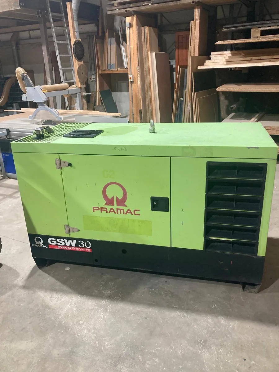 2017 PRAMAC 30 kva diesel generator - Image 1
