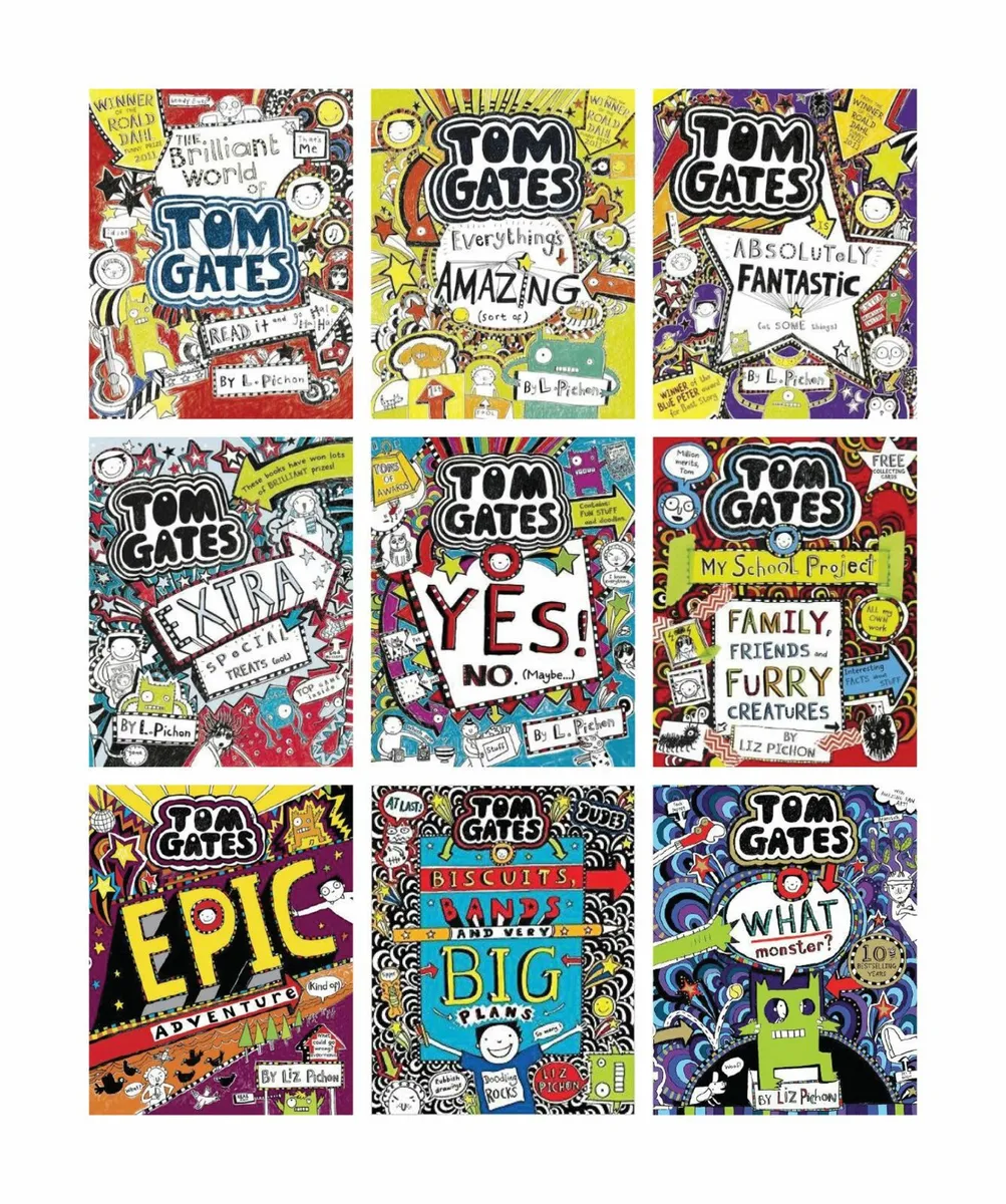 Children's Books - LIKE NEW 9 Tom Gates Books