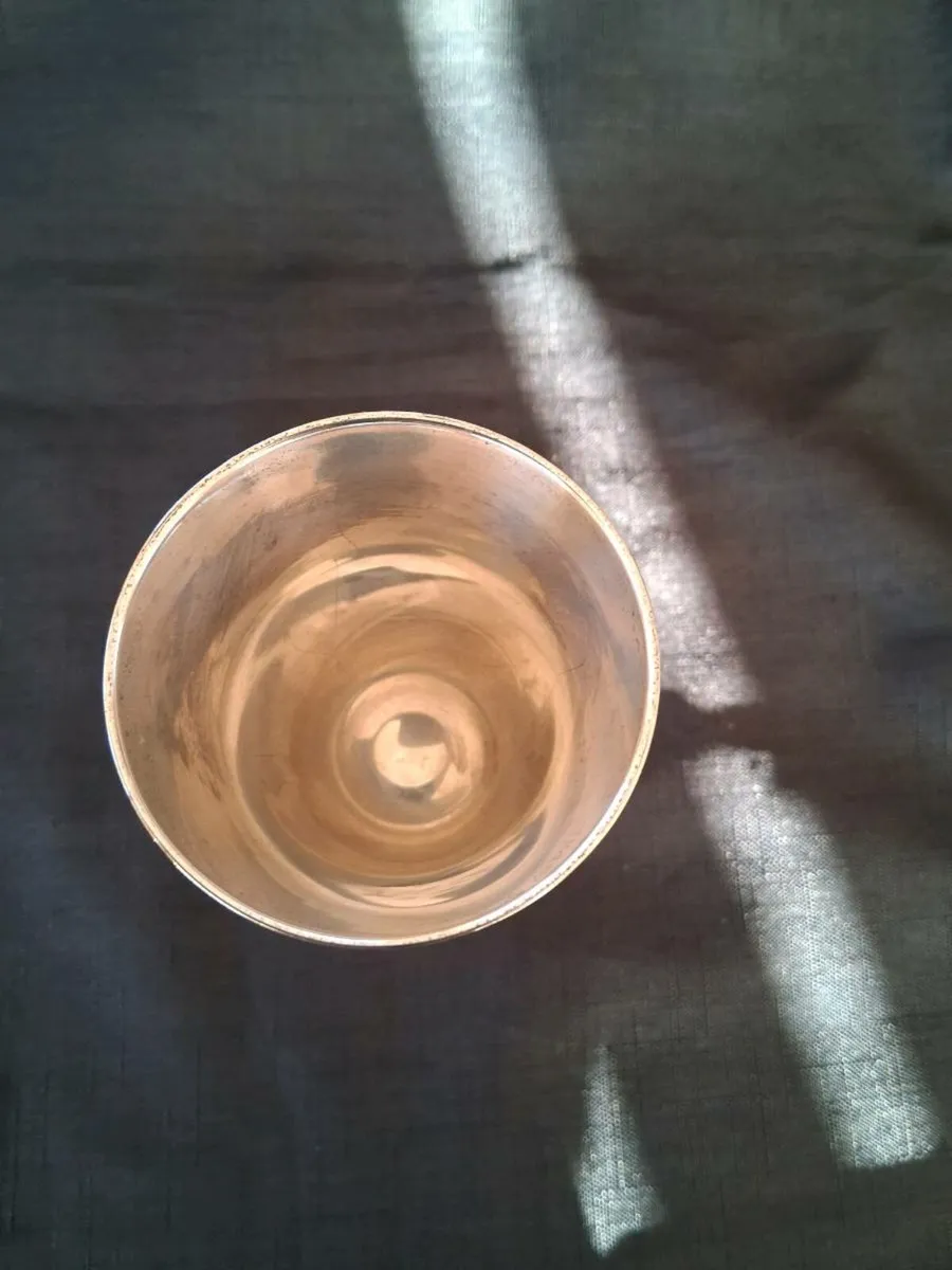 Vintage Silver Plated Tall Goblet - Image 4