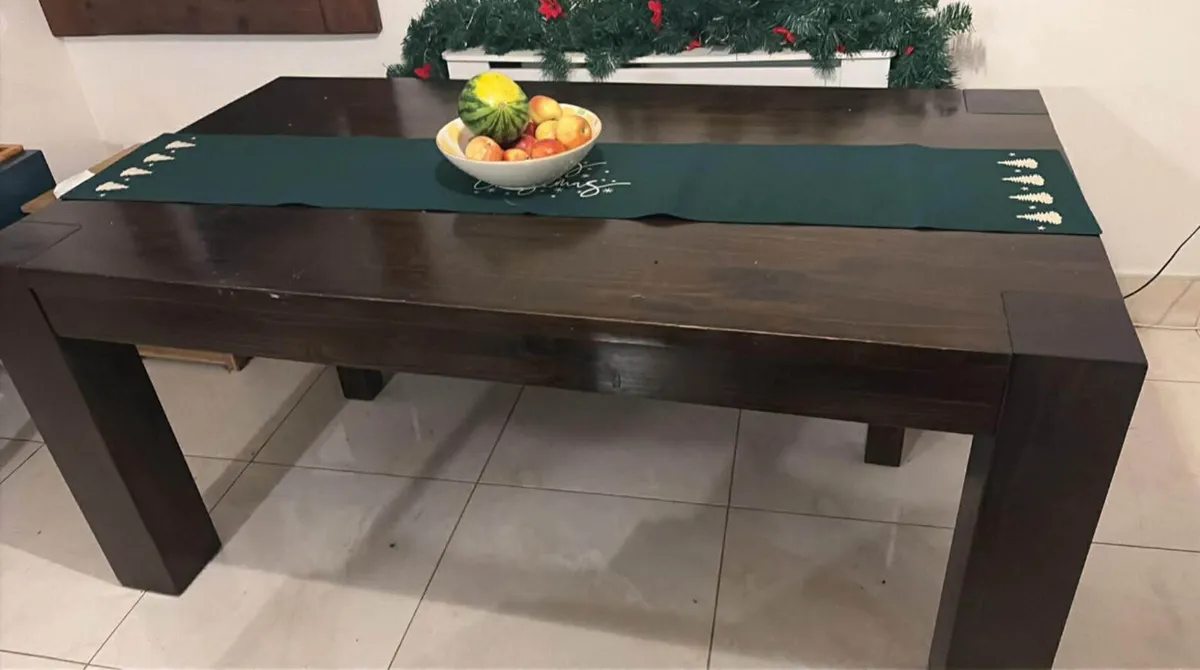 Large Solid 6 Ft Kitchen Dining Table -Can Deliver - Image 1