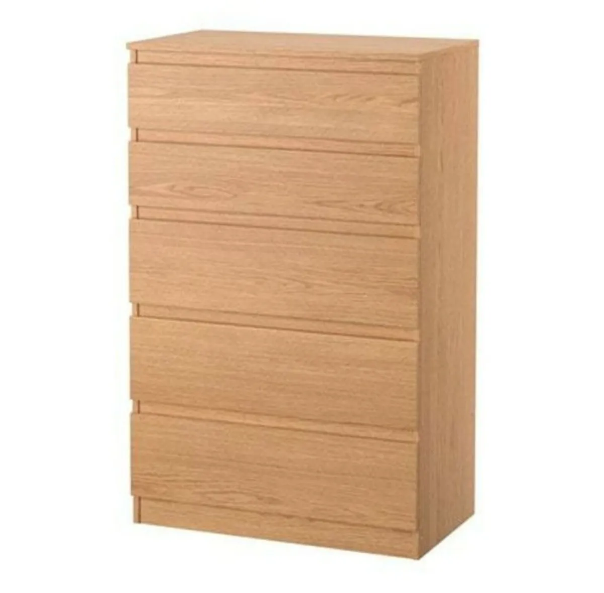 Wooden brown 5 drawers 40*70*112
Not much used .
H - Image 1