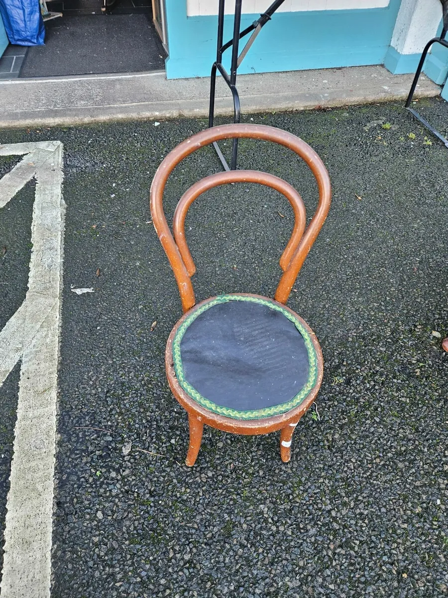 Vintage Childs Bentwood Chair - Image 1