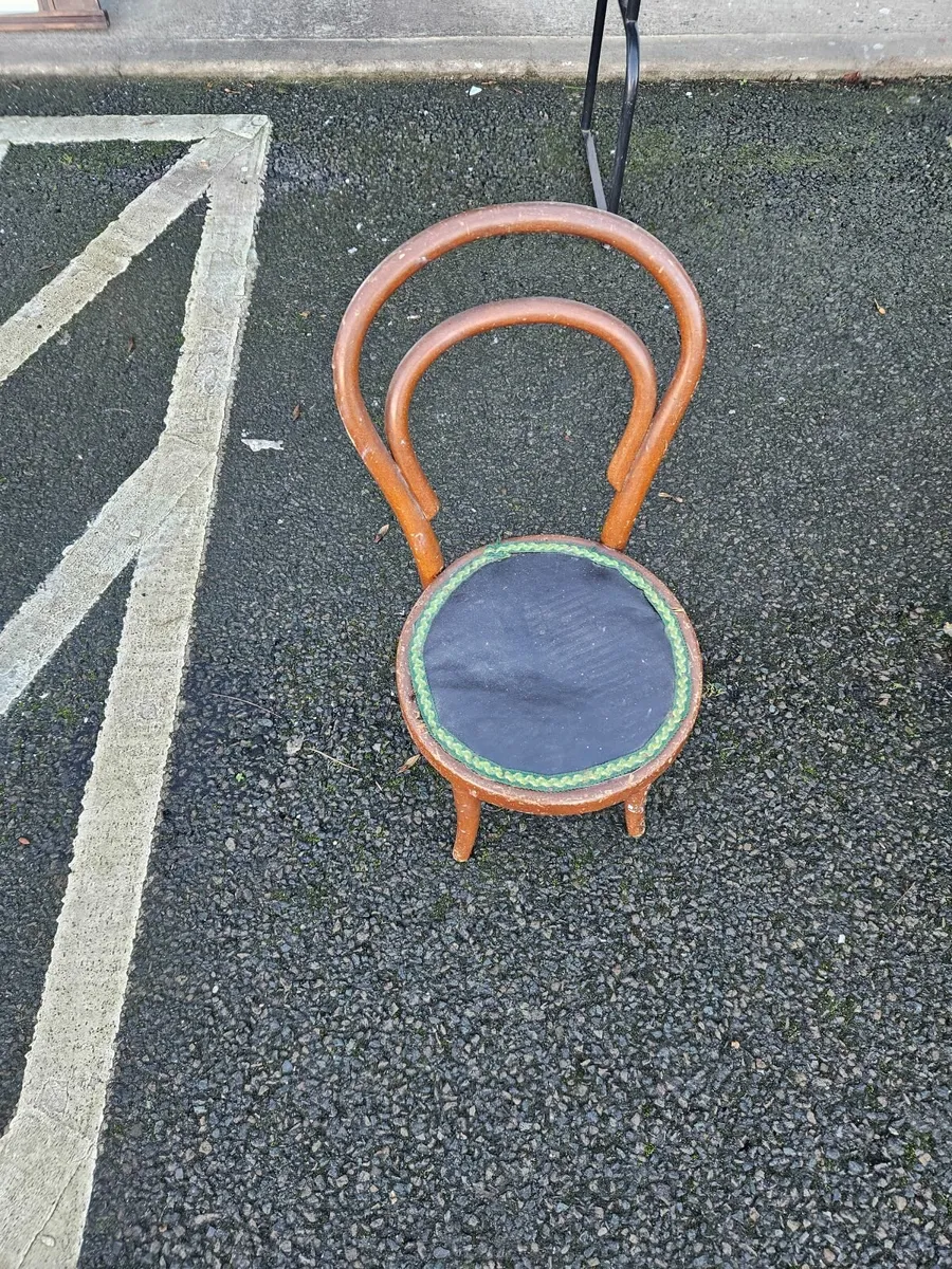 Vintage Childs Bentwood Chair - Image 3