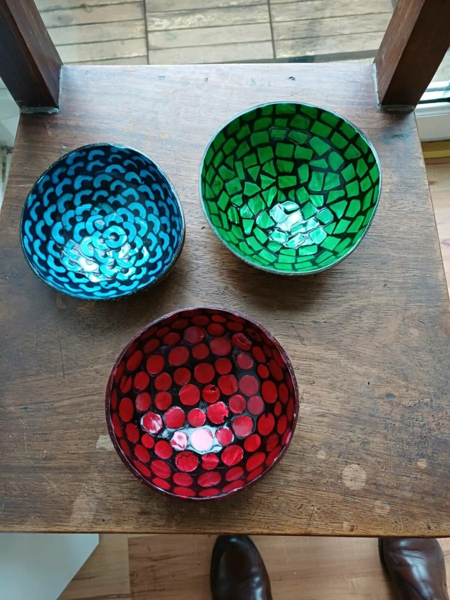 Coconut bowls set - Image 1