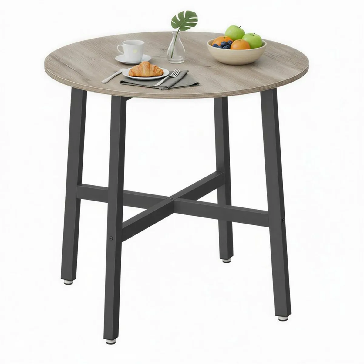 Dining table round wooden - Image 1