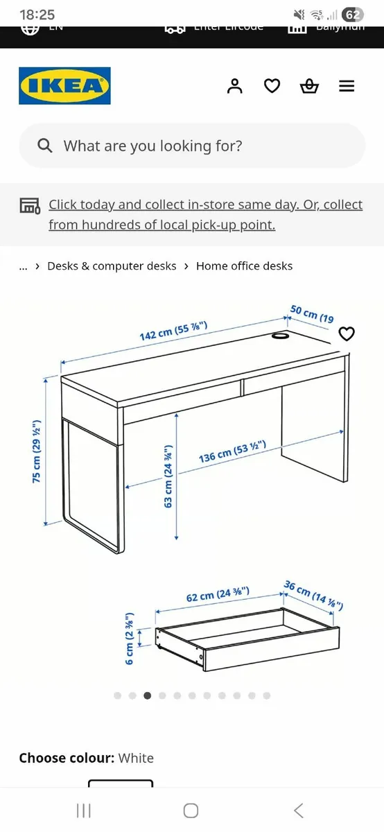 Desk and chair - Image 2