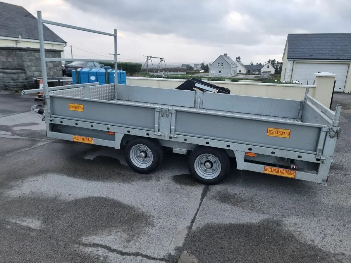 Porter 6ft 7 inches x 12 ft flatbed trailer - Image 2