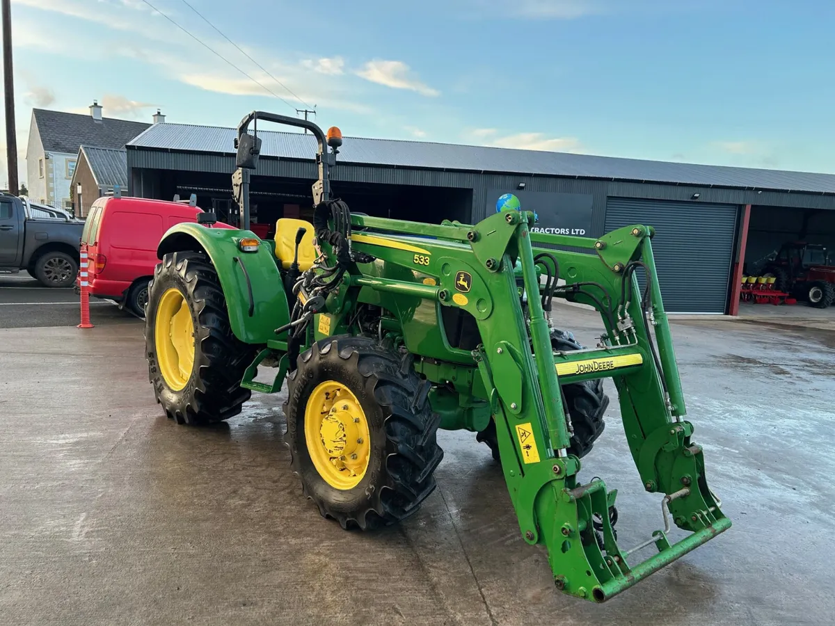 2012 John Deere 5055E C/W JD 533 Power Loader - Image 2